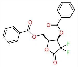 2-деокси-2,2-дифлуро-D-еритро-пентафуран -1-улоза-3,5-дибензоат (T6) CAS NO.122111-01-7